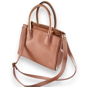 Aldo Bag Blush Pink Faux Leather PU Handbag / Shoulder‎ Multi Pocket Purse